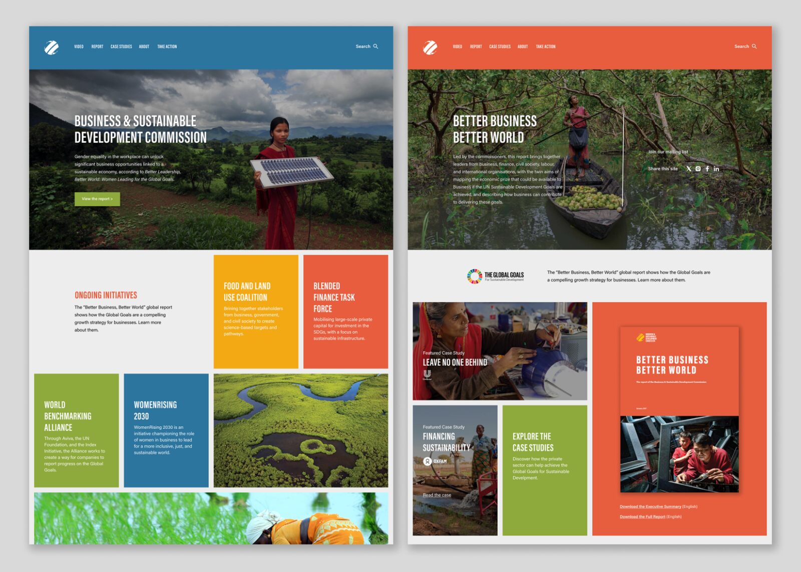BSDC web layouts