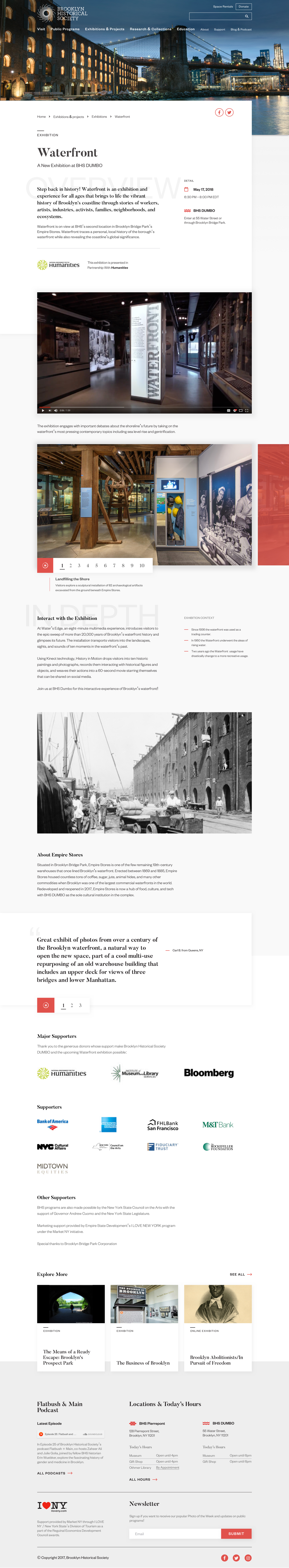 03 Brooklyn Historical Society Website Fullscreen