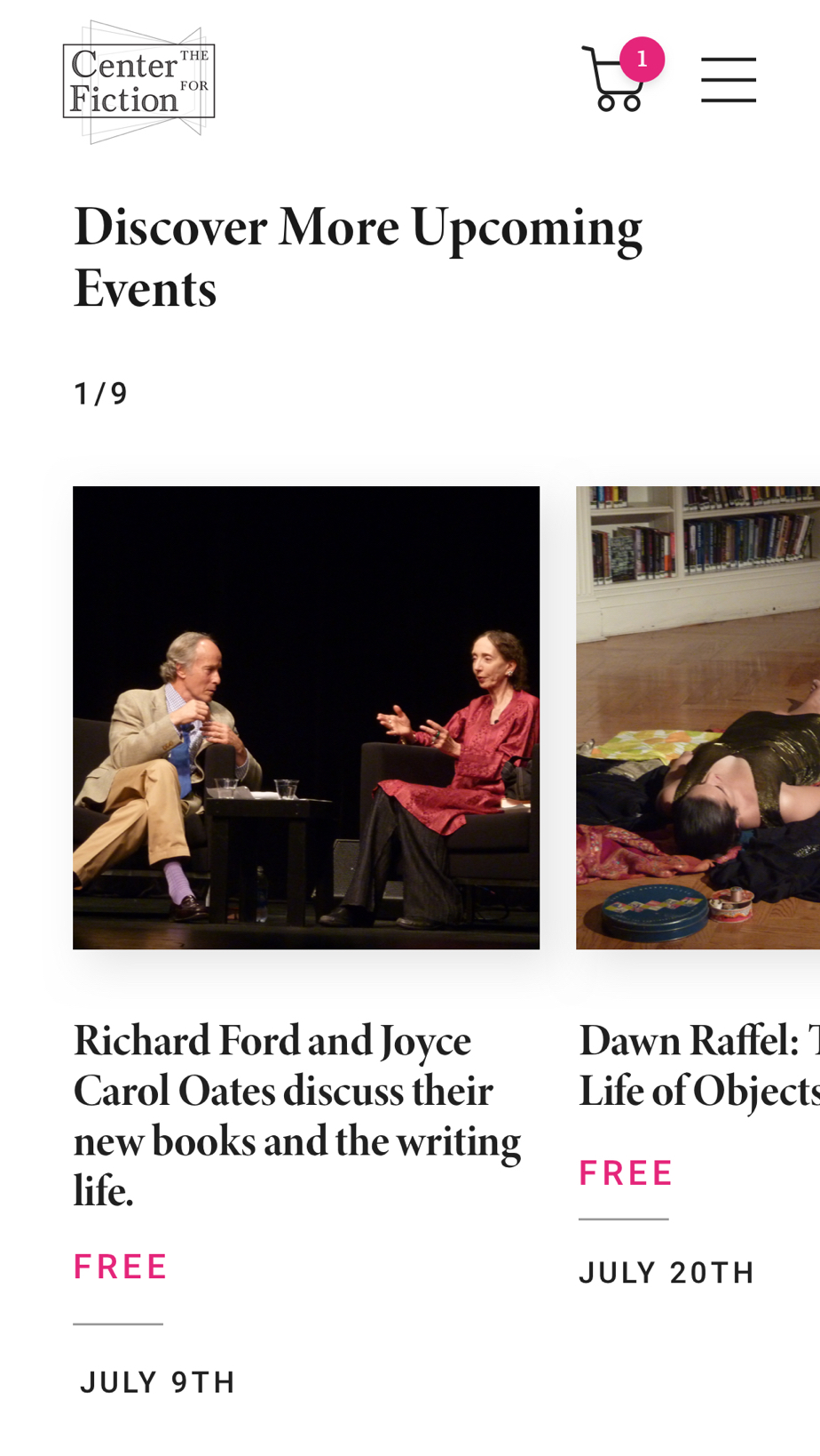 8 Center For Fiction Website Mobile
