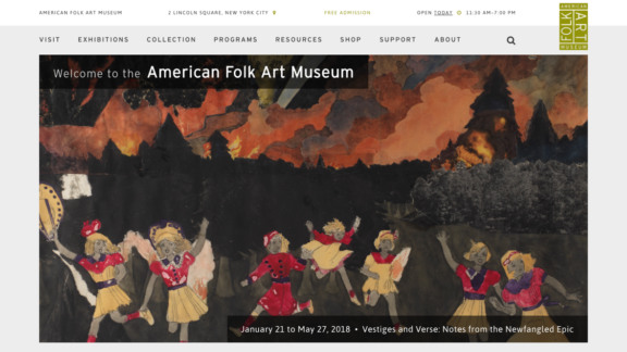 02 Home Folk Art Museum Website Homepage